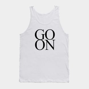 Go ON Lettering Design Tank Top